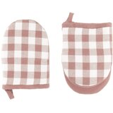 Tiseco Home Studio Bombažne kuhinjske rokavice v kompletu 2 ks Gingham – Cene