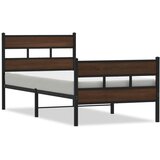 Maison Chic Posteljni okvir - Enojna postelja - Postelja za odrasle brez vzmetnice z vzglavjem/vznožjem 107x203 cm-J13543, (21770936) | Shoptok.si