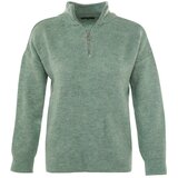 Trendyol mint Zippered Knitwear Sweater | ePonuda.com