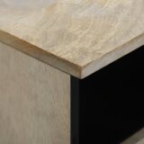  Noćni ormarići s ladicama 2 pcs Bijela i crna 40 x 33 x 46 cm | shoptok.hr