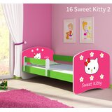  Dječji krevet ACMA s motivom, bočna zelena 140x70 cm 16 Sweet Kitty 2 | shoptok.hr