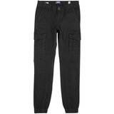 Jack & Jones Hlače cargo JPSTPAUL JJFLAKE AKM 542 NOOS JNR Črna | Shoptok.si