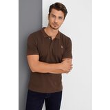 Dewberry Muška polo majica kratkih rukava T8561 braon | narandžasta | crna | ePonuda.com