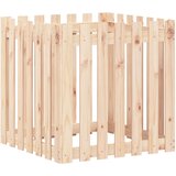 Maison Chic Vrtno korito - Greda - Cvetlični Lonec z ograjico 70x70x70 cm trdna borovina, (21788790) Cene