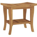  Kupaonski bočni stolić 50 x 35 x 45 cm od masivne tikovine | shoptok.hr