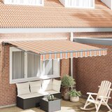 vidaXL retraktilna tenda morsko modra 350x250 cm | Shoptok.si