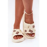 Boto Foam Slides With Clips Ecru Redienna | Shoptok.si