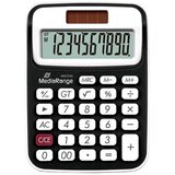 Mediarange KALKULATOR 10-digit LCD, solar and battery-powered, black/white , MROS190 Cijene
