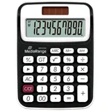 KALKULATOR 10-digit LCD, solar and battery-powered, black/white , MROS190