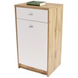 Mömax komoda 4-you new, bela, barva hrasta | Shoptok.si