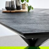 Premium Living Jedilna Miza Pueblo, Antracit, 180x90 | Shoptok.si