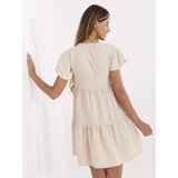 RUE PARIS Dress-WN-SK-842.01P-light beige | Shoptok.si