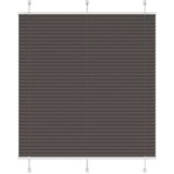 vidaXL Plisirana žaluzija črna 115x150 cm Širina tkanine 114,4 cm | Shoptok.si