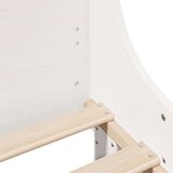 vidaXL Posteljni okvir z vzglavjem bel 180x200 cm borovina, (21311250) | Shoptok.si