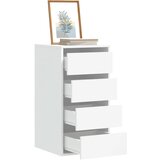 Furnova Kotni predalnik bel 40x41x76 cm inženirski les, (21919682) | Shoptok.si