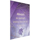  Plakat - Be Yourself 29.7x42 Bez okvira | shoptok.hr