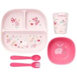 Bbo set za hranjenje bebe Pink Rabbit Cene