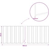  Ograda oko Travnjaka 5 m x 20 cm Pocinčani čelik Srebrna | shoptok.hr