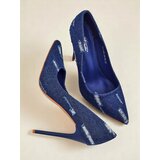 Resti Royal Fashion Women's Denim Chic Stiletto Pumps | ePonuda.com