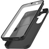 AVIZAR Ohišje za Samsung Galaxy S24 Zadnja toga sprednja mehka otipljiva, Črna, (5000011138) | Shoptok.si