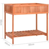 vidaXL Sadilica za bilje 80 x 60 x 80 cm od masivne jelovine | shoptok.hr