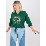 RELEVANCE Blouse-RV-BZ-7578.66-dark green | Shoptok.si