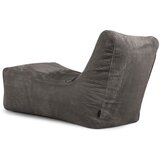 SLOWDOWN Modra vreča za sedenje iz rebrastega žameta Lounge – | Shoptok.si