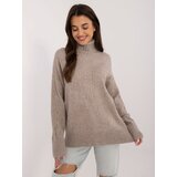 Wool Fashion Italia Sweater-AT-SW-2342-1.35-dark beige Cene