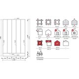 Male kuće Sauna Cabin with Extension 9 m2 Kris | shoptok.hr