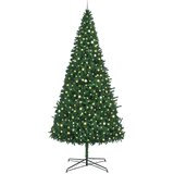 Božićno drvce s ukrasnim gudačkim svjetlima Zelena 400 cm PVC | shoptok.hr