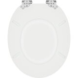  Toaletna sjedala s mekim zatvaranjem 2 pcs Bijeli 44 x 38 cm | shoptok.hr