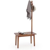 Costway Obesnik za oblačila Klop Stranska mizica 76 x 43 x 168 cm, (5000375522) Cene