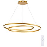  Brilagi-LED Prigu&amp;scaron;iva Visilica na sajli TWISTER LED/105W/230V 3000-6000K zlatna+DALJINSKI UPRAVLJAČ Slike