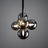  Endon 101348 - Luster na stalku OTIS 5xG9/3W/230V crni hrom/zadimljeno crna | Eponuda.com