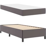  Konstrukcija postelje z vzmetnico Siva 90 x 200 cm blago, (5000125878) | Shoptok.si