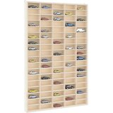  Drvena kolekcionarska vitrina s 90 odjeljaka 50,5 x 4,5 x 79 cm | shoptok.hr