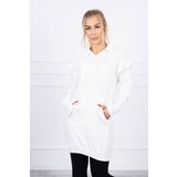 Kesi Dress with decorative ruffles and hood in ecru | Eponuda.ba