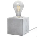 Nice Lamps Svijetlo siva stolna lampa (visina 10 cm) Gabi –