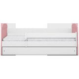 Classic Drveni dječji krevet s ladicom - svijetlo rozi - 180*80cm | shoptok.hr