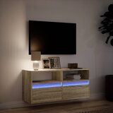  Zidni TV ormarić LED boja hrasta sonome 100x31x45 cm | Eponuda.ba