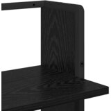  Polica na zidu Crni hrast 30 x 25 x 100 cm Konstruirano drvo | shoptok.hr