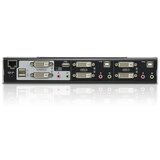 Aten 2-Port USB DVI Dual-View KVM Switch with Audio & USB 2.0 Hub (KVM cables included) | shoptok.hr