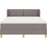  Krevet s opruga kutije Sivo-smeđa 140 x 200 cm tkanina | shoptok.hr