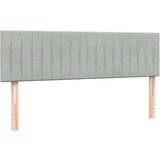 vidaXL Krevet s oprugama i madracem svjetlosivi 160x210 cm baršunasti | shoptok.hr