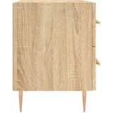  Noćni ormarić boja hrasta sonome 40x35x47,5cm konstruirano drvo Smeđa | shoptok.hr