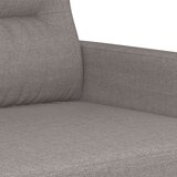  3-dijelni set sofa s jastucima smeđesivi od tkanine | shoptok.hr