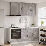  Kuhinjska jedinica KALMAR 5 pcs Betonska siva Konstruirano drvo | Eponuda.com