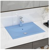  Luksuzni umivaonik mat svjetloplavi 60 x 46 cm keramički | shoptok.hr
