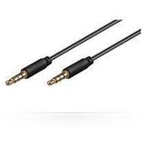 MicroConnect Kabel minijack 1m 3.5mm (4-pin, stereo), (21221215) Cene
