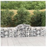 vidaXL Lučne gabionske košare 25 kom 200x50x60/80 cm pocinčano željezo Cijene